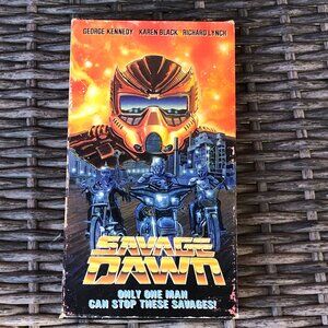Savage Dawn VHS Tape 1989 Movie Lance Henriksen George Kennedy